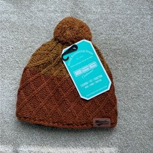 DSG Brown and Tan womens Beanie